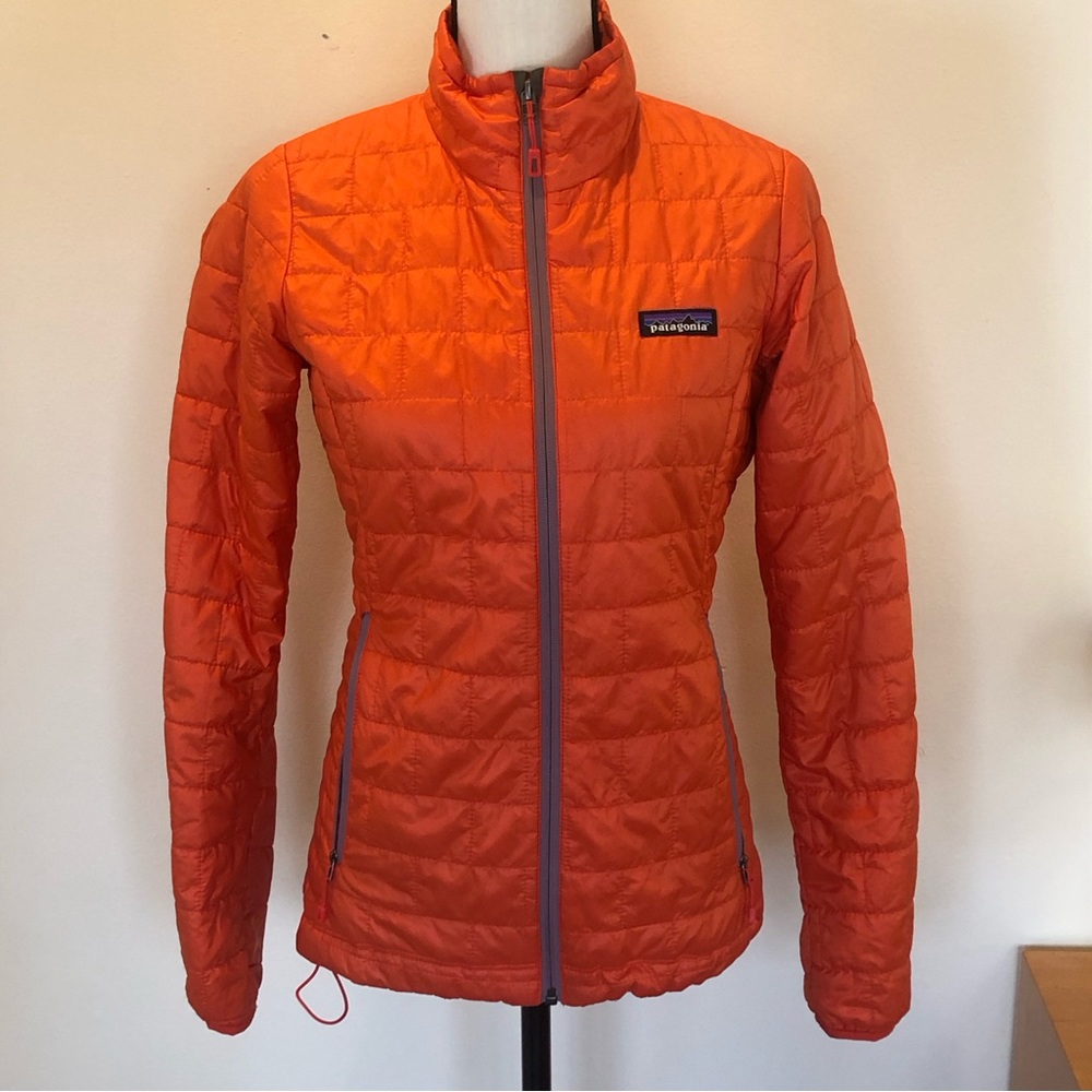 Patagonia Jacket - Light Down, Orange, XS